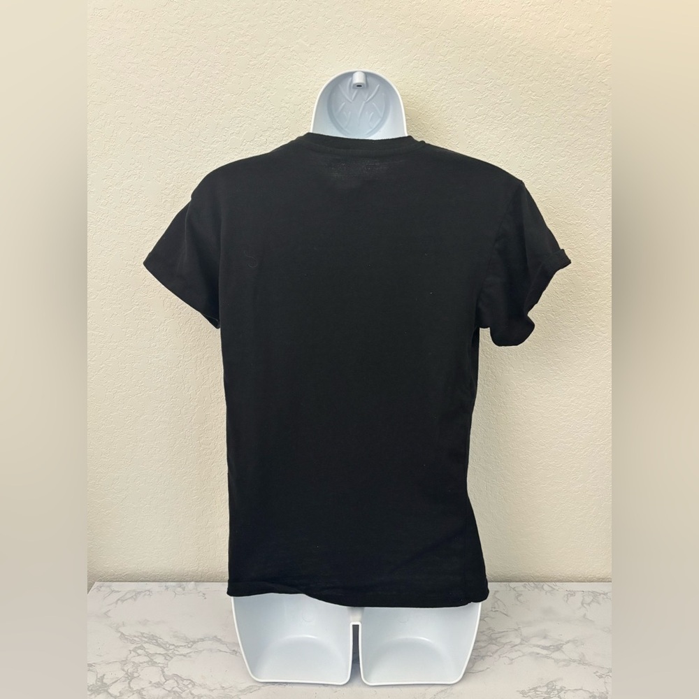 Pac-Man T Shirt Women's S Black Graphic Tee Short Sleeve Pullover Top​ - Picture 3 of 4